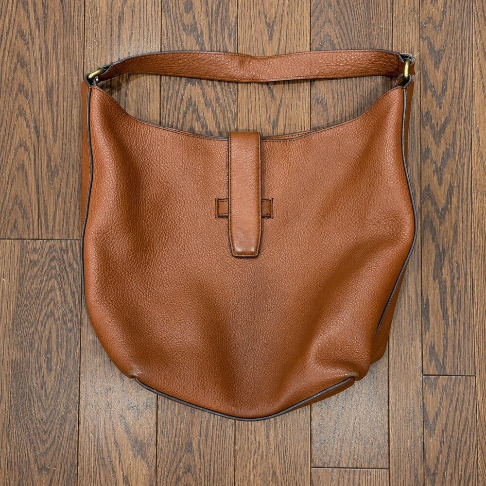 {J.Crew} pebbled leather hobo shoulder bag, OS